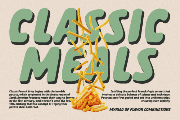 Flamb Burger Font PNG with transparent background - Preview 2