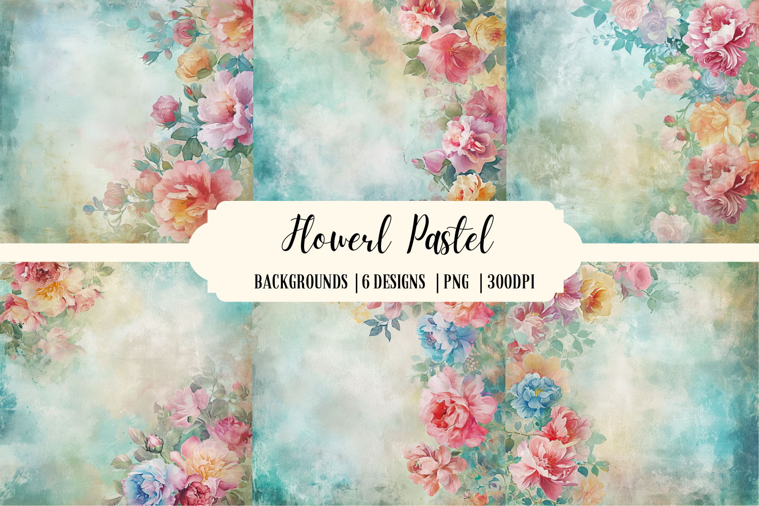 Flowerl Pastel Background Graphic by Babydell Art · Creative Fabrica