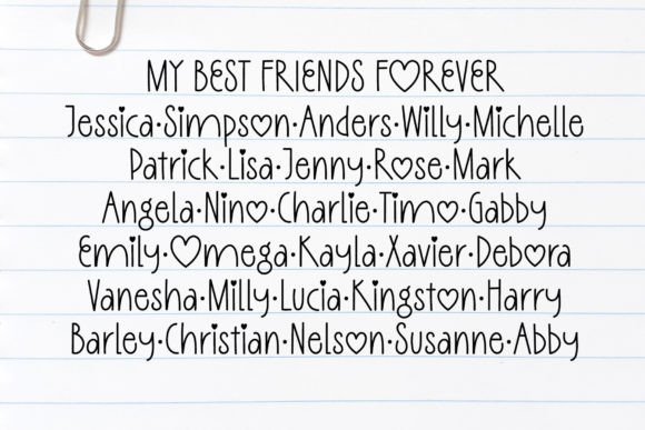 High Notes Font - Preview 2