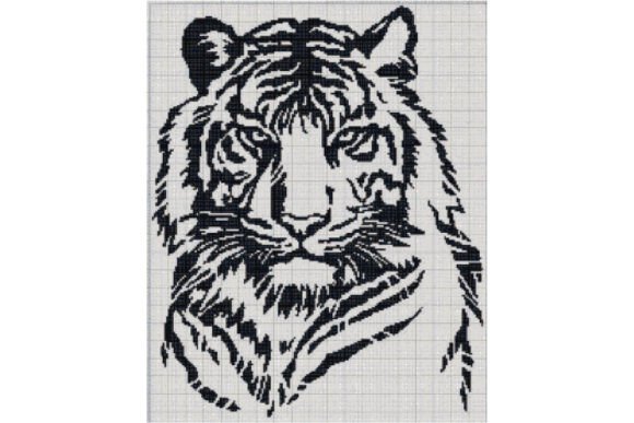 Lion Face Counted Cross Stitch Patterns