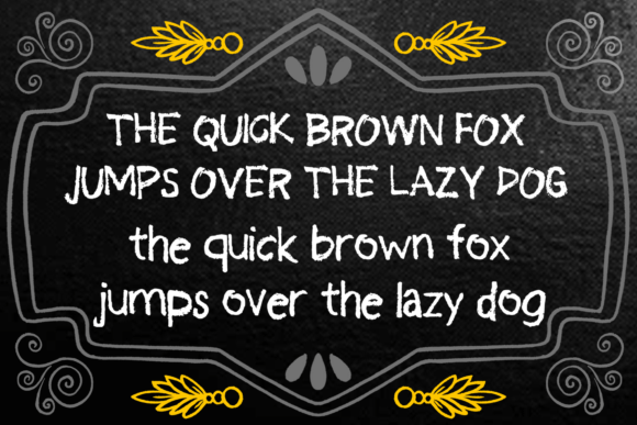 Paint Brush Font PNG with transparent background - Preview 3