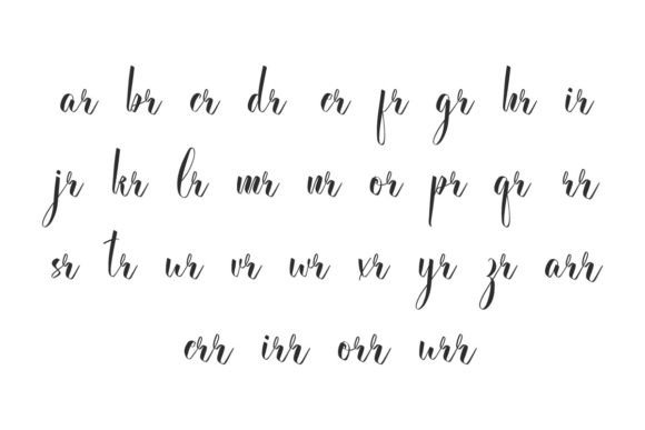 Shirley Bianca Font PNG with transparent background - Preview 4