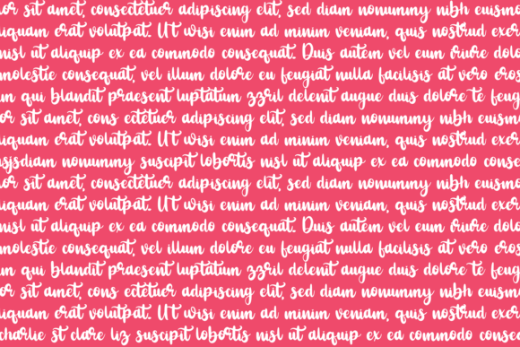 Smitten Font PNG with transparent background - Preview 2