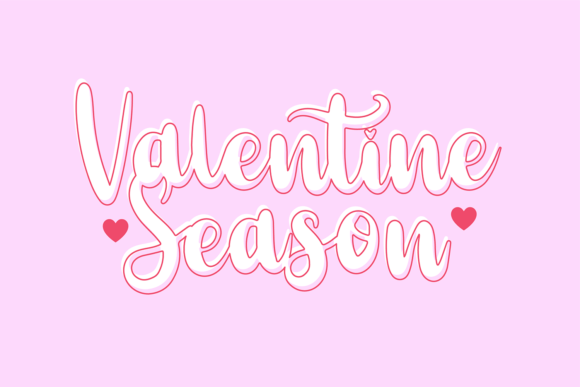 Smitten Font PNG with transparent background - Preview 3