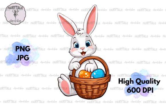 Easter Bunny 22, PNG Graphic Crafts By Fairytale Clipart Shop