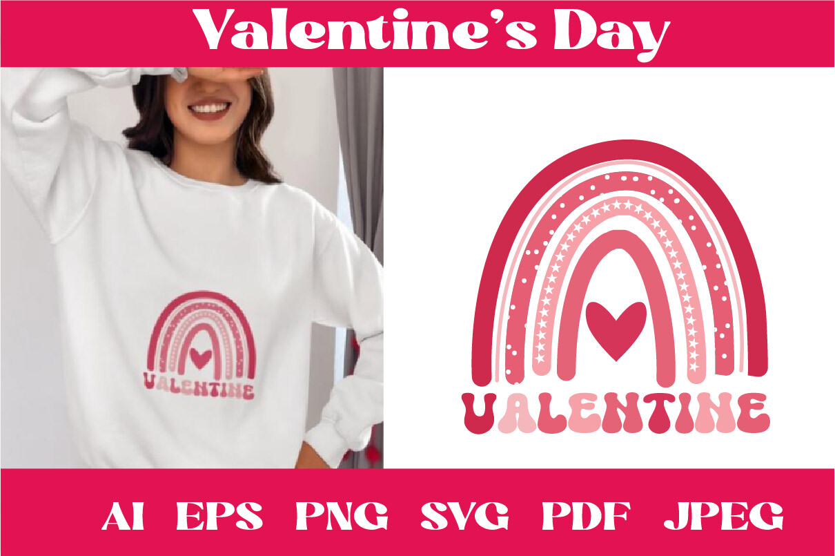 Retro Valentine Sublimation Svg Graphic by jerin505 · Creative Fabrica