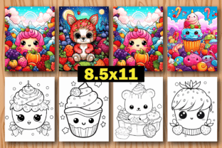 200 Cute Kawaii Coloring Pages for Kids Graphic by PLAY ZONE · Creative ...