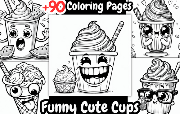 90+ Ice Cream Cup Coloring Sheet