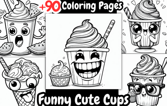 90+ Ice Cream Cup Coloring Sheet