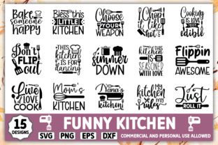 Funny Kitchen SVG Bundle Graphic by FontSupply Studio · Creative Fabrica