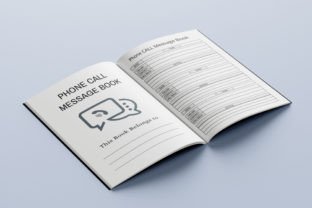 Phone Call Message Book Graphic by Book2Bees · Creative Fabrica