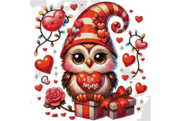 Valentines Day Counted Cross Stitch PDF