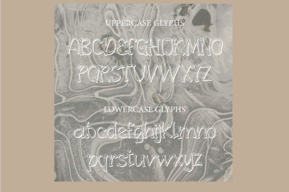 Maribet Shadow Font PNG with transparent background - Preview 4