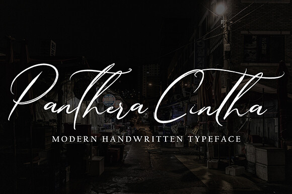 Panthera Cintha Font by Pineungtype & Missinklab · Creative Fabrica
