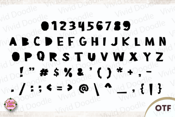 Paper Cut News Font PNG with transparent background - Preview 1