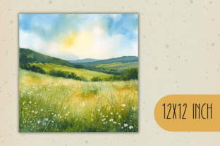 Spring Meadow Graphics Spring Meadow Backgrounds Graphic by Cheerful Apple Studio · Creative ...