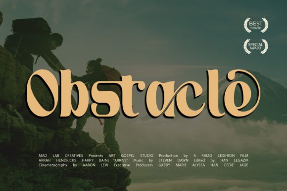 Brave Journey Font PNG with transparent background - Preview 4