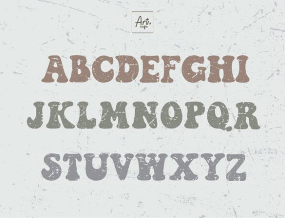 Grunge Groovy Font - Preview 1