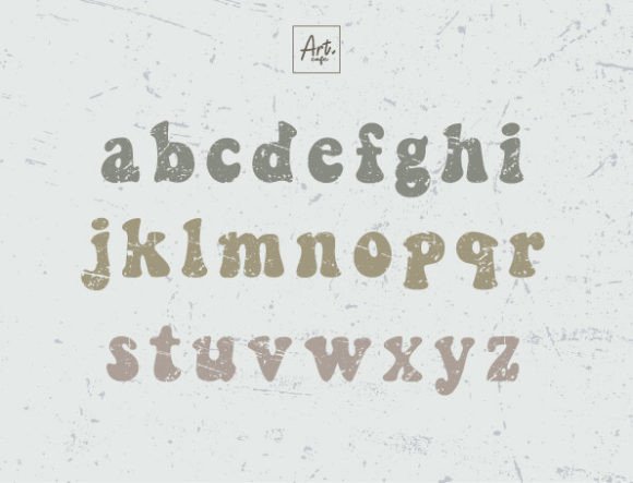 Grunge Groovy Font - Preview 2
