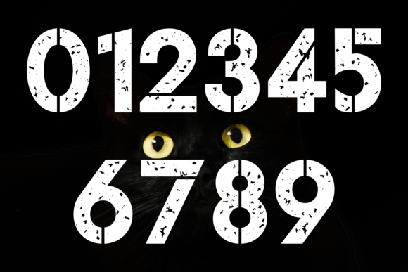 Rebel Grit Font PNG with transparent background - Preview 2