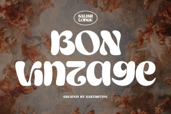Salish Font PNG with transparent background - Preview 3