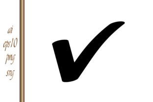 Tick Icon Check Mark Clipart Yes Vector Graphic by IrynaShancheva ...
