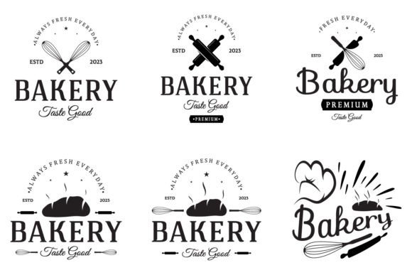 Bakery Logo Badge Retro Illustratration