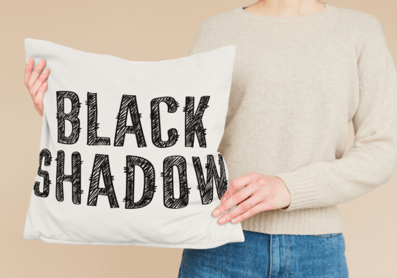 Black Shadow Font - Preview 2