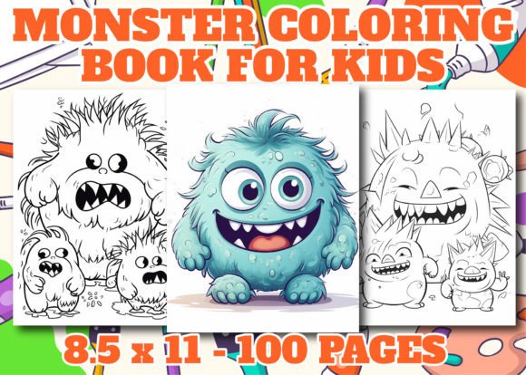 Cute Monster Coloring Pages