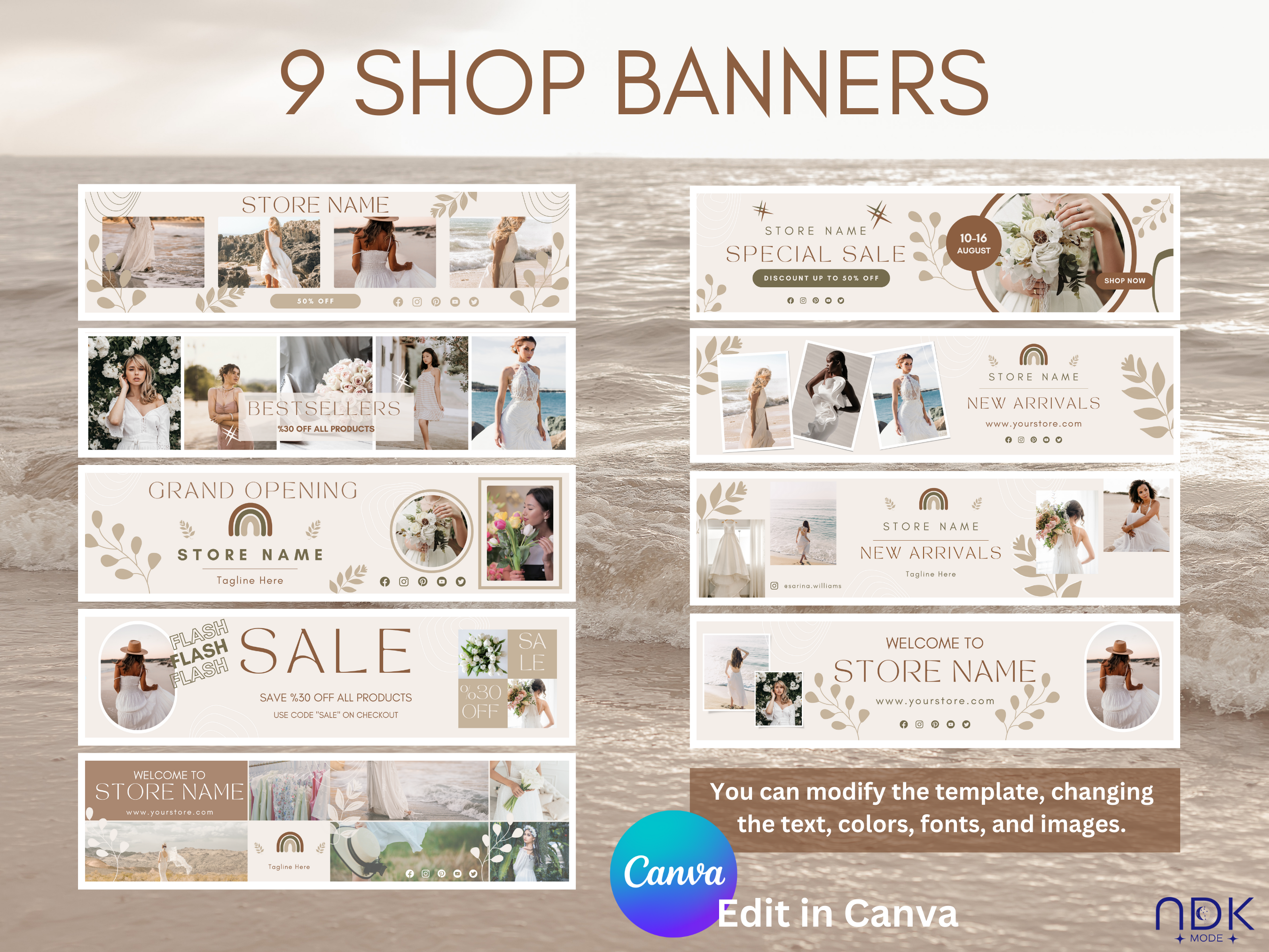 Etsy Shop Branding Kit in Canva Graphic by NdkMode · Creative Fabrica