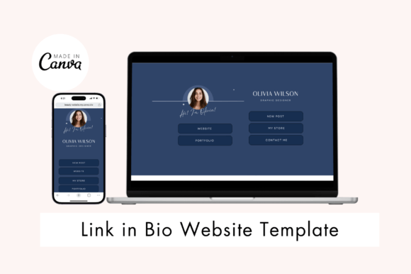 Link in Bio Website Template