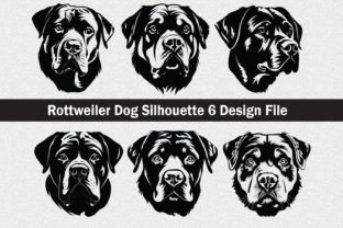 Rottweiler Dog SVG Vector Graphic by Jennadesignsstore · Creative Fabrica