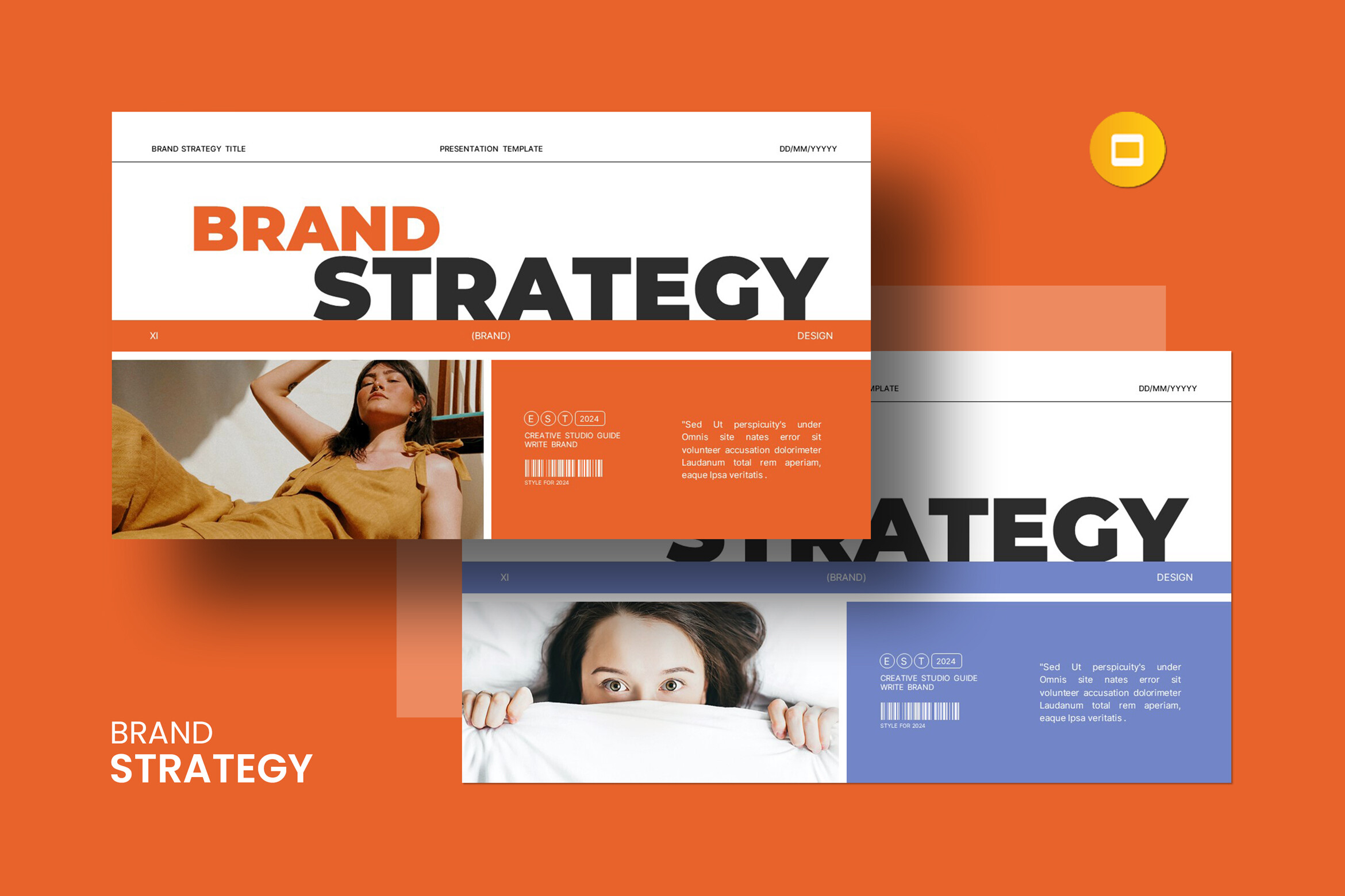 Plantilla de Google Slides de estrategia de marca