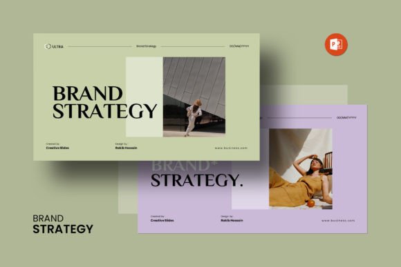 Preview of Brand Strategy PowerPoint Template marketing presentation template
