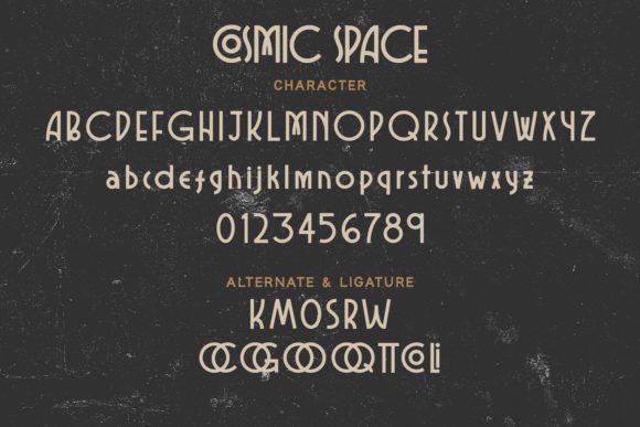 Cosmic Space Font - Preview 3