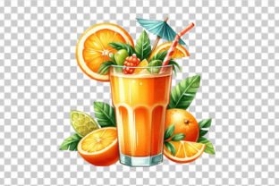 Orange Colada Clipart Bundle Graphic by CitraGraphics · Creative Fabrica