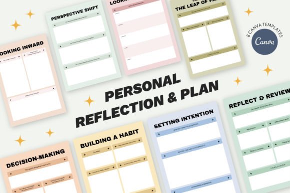 Reflection & Plan CANVA Template Set
