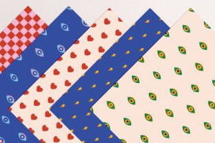 Retro 1970s Digital Paper & Pattern Set Graphic by maymotif · Creative ...