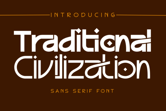 Traditional Civilization Font preview