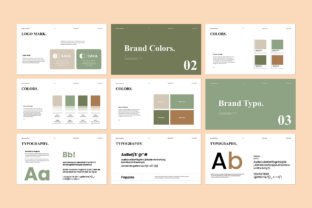 Brand Guidelines PowerPoint Template Graphic by CreativeSlides ...