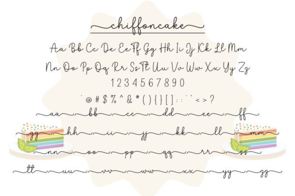 Chiffoncake Duo Font - Preview 6
