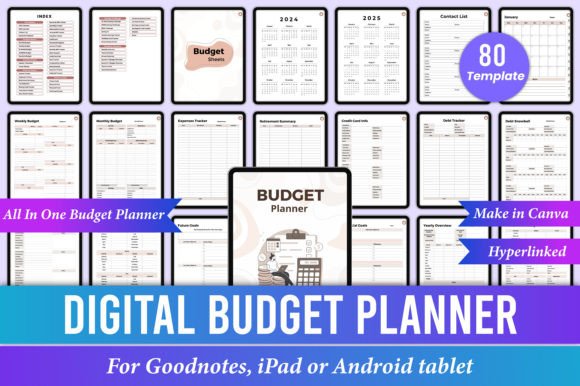 Digital Budget Planner for Ipad Canva