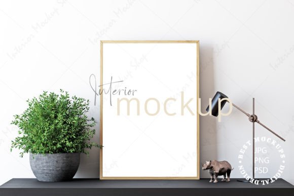 Poster Frame Mockup Interior Graphic by Mockups Shop · Creative Fabrica