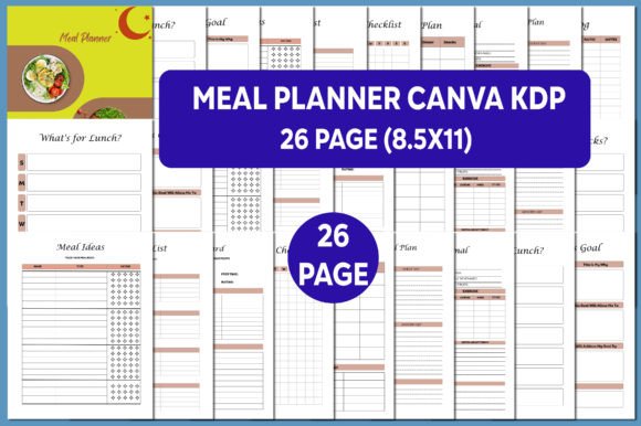 Meal Planner Canva Interior