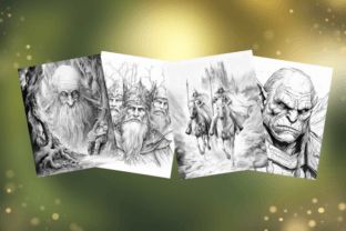 Medieval Fantasy Coloring Book, Vol.01 Graphic by Sahad Stavros Studio ...