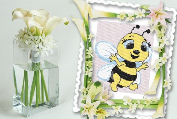Bee. Cross Stitch Pattern