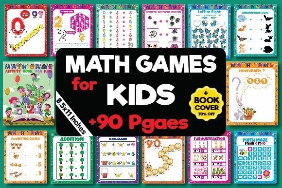 Math Games Activity BOOK for KIDS