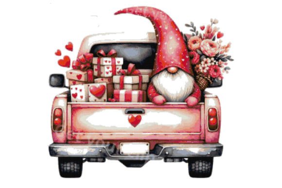 Valentines Day Counted Cross Stitch PDF