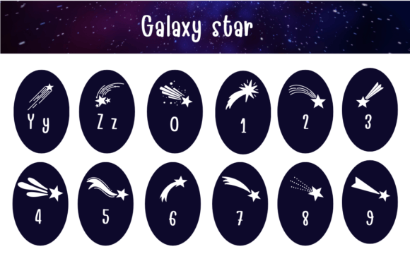 Galaxy Star Font - Preview 3