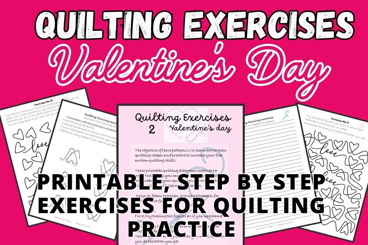 Quilting Exercises Valentines Day Hearts